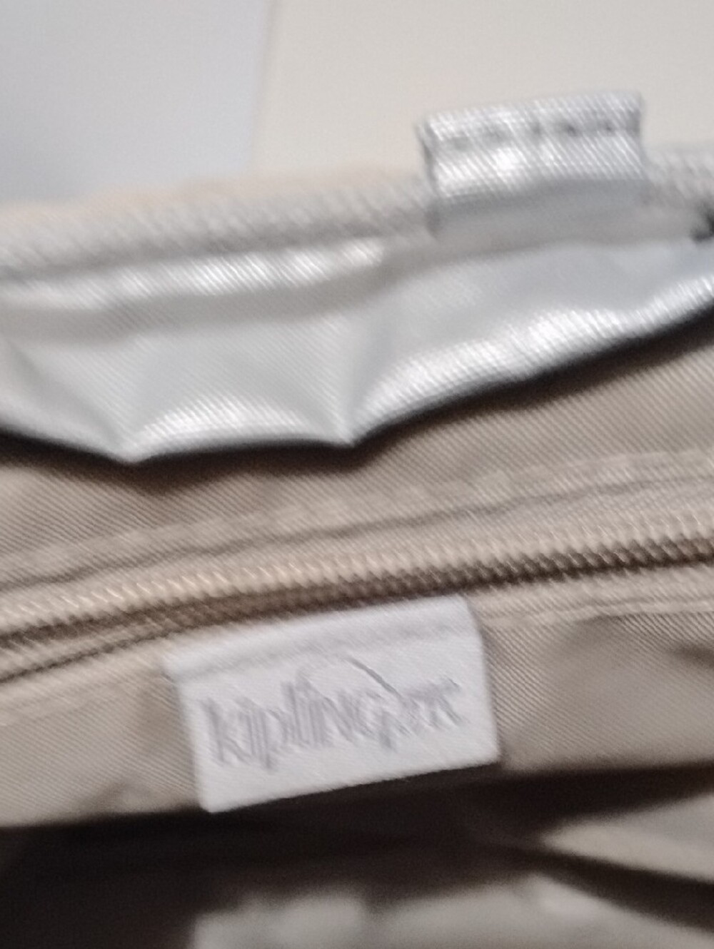 Kipling‎ City Metallic Silver Mini Backpack - Picture 9 of 11